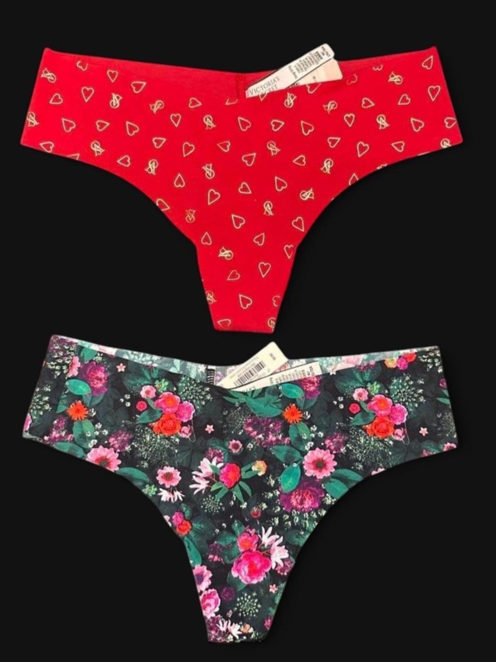 NEVER WORN Victoria Secret 2 Pack Thong (New With Tags) size medium